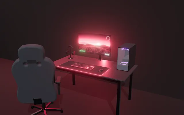 Setup 4K OLED en 3D